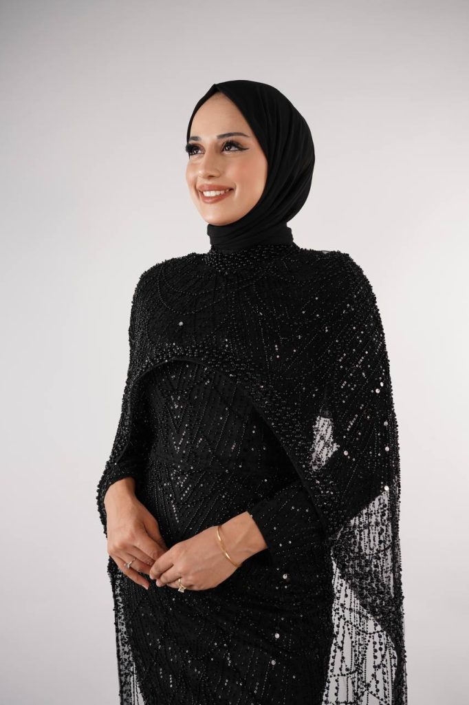 Tenue femme voilée invitée mariage